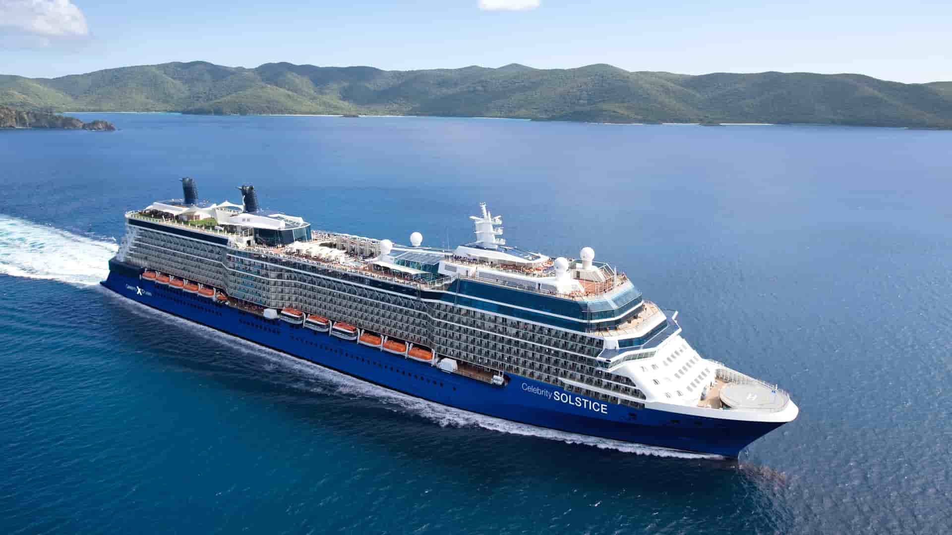 Celebrity Solstice cruise ship exterior.