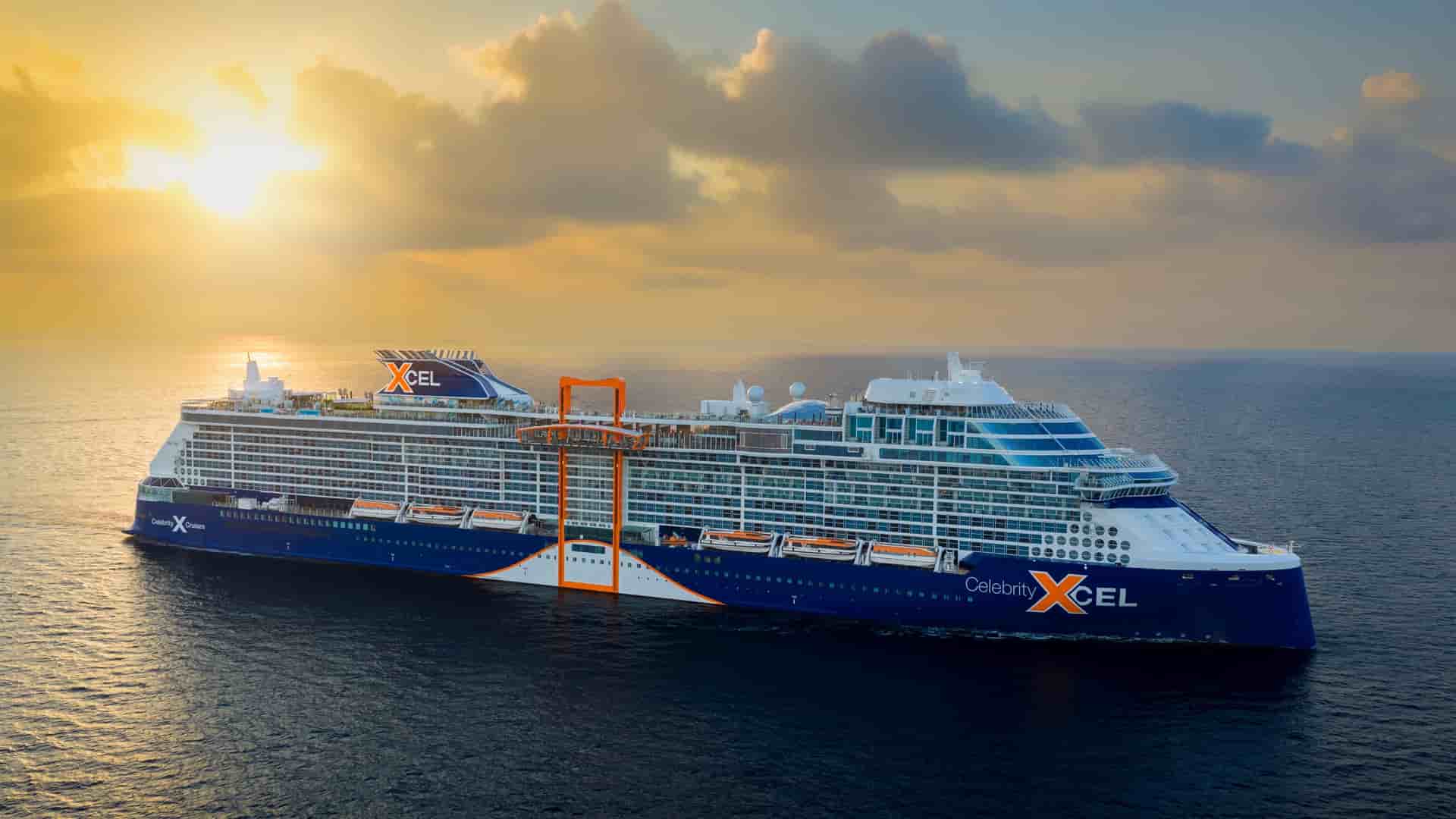 Celebrity Xcel cruise ship exterior.