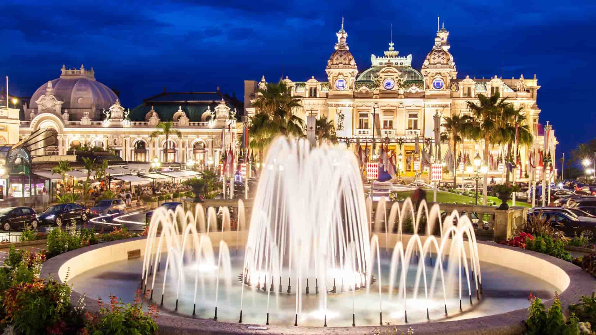 Monte Carlo casino building.