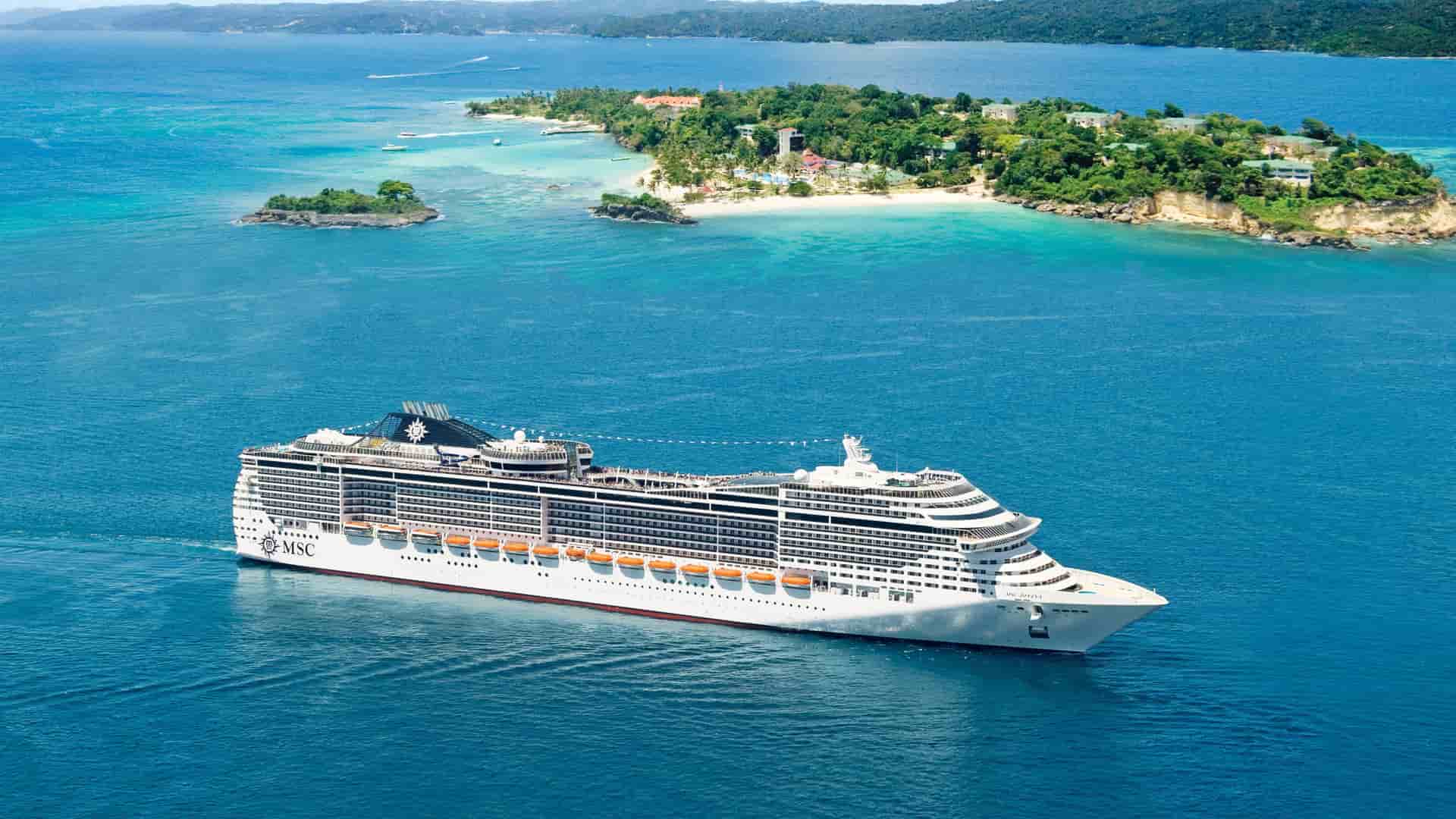 MSC Divina cruise ship exterior.