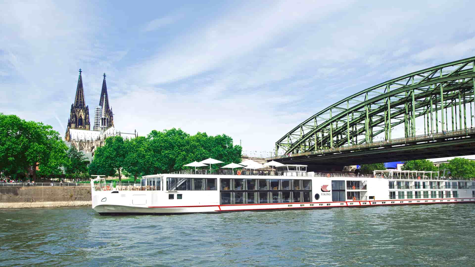Viking Embla river cruise ship exterior.