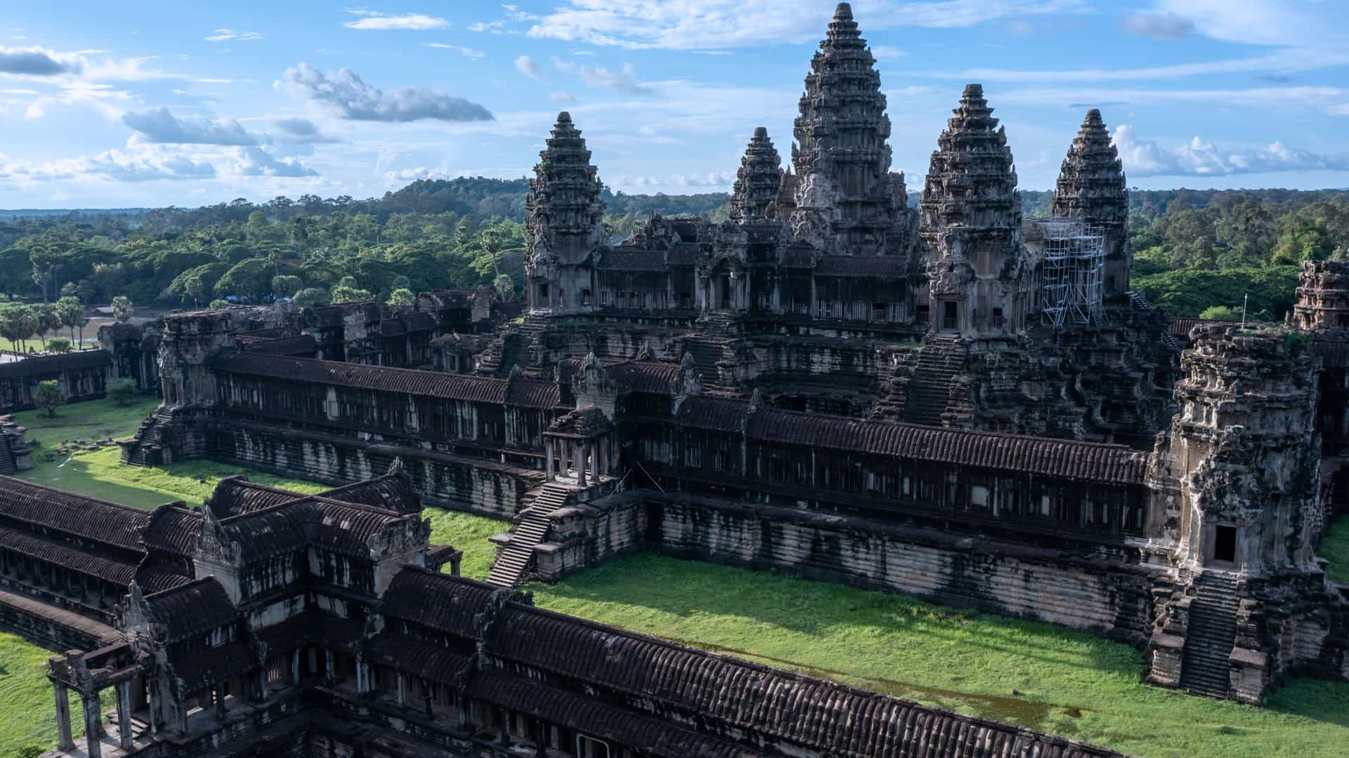 Angkor Wat temple in Asia, a featured destination on AmaWaterways Mekong River cruises.