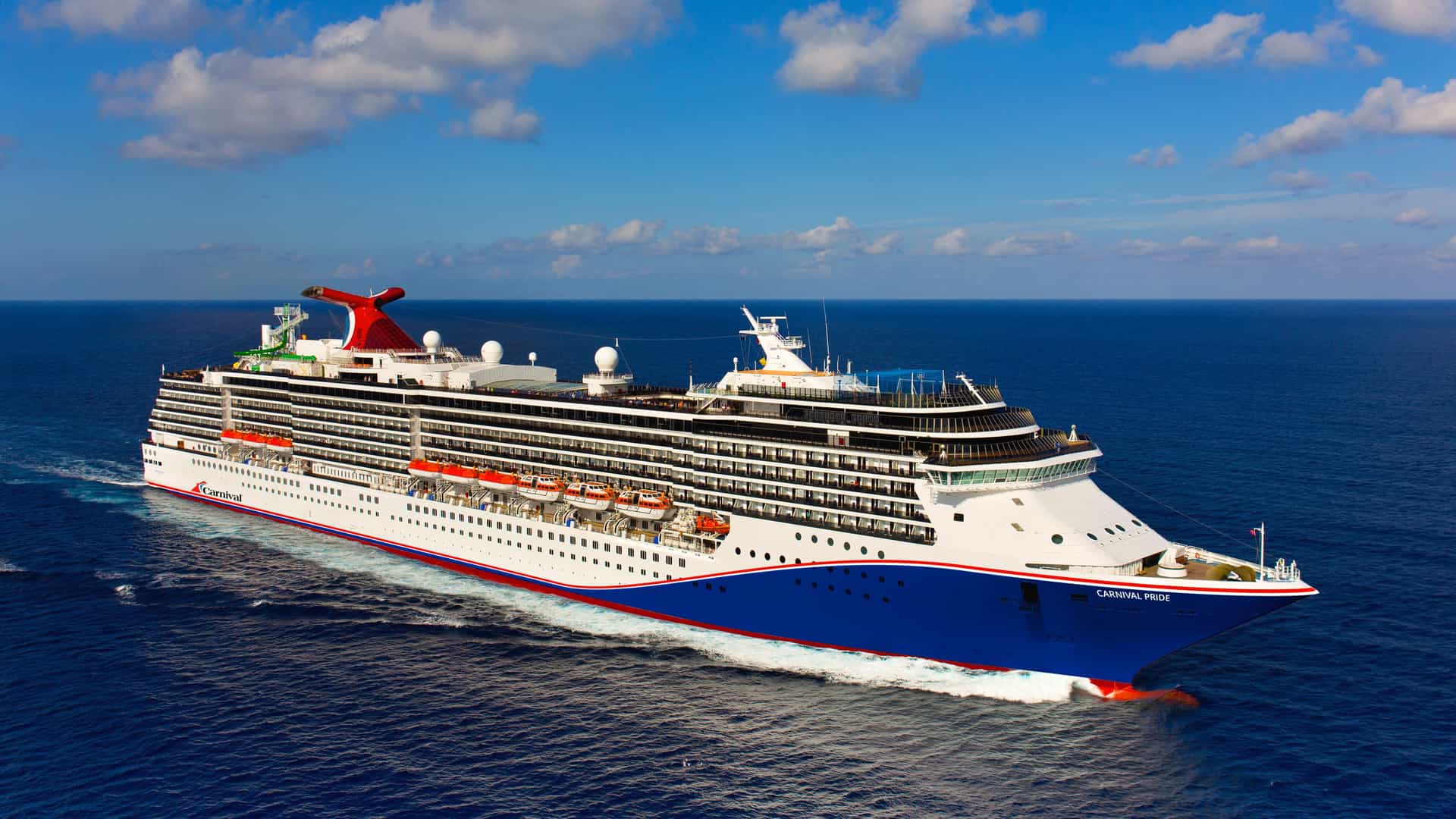 Carnival Cruise Line Pride ship exterior