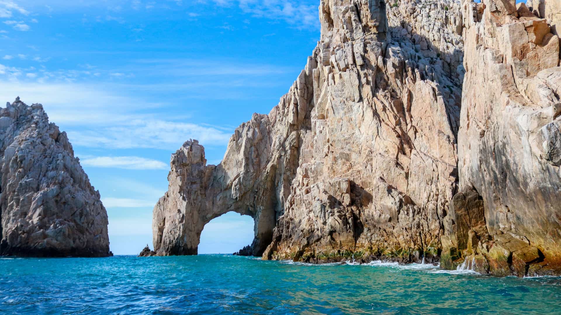El Arco (The Arch) at Land's End in Cabo San Lucas, Mexico, a scenic landmark visited on a Silversea cruise.
