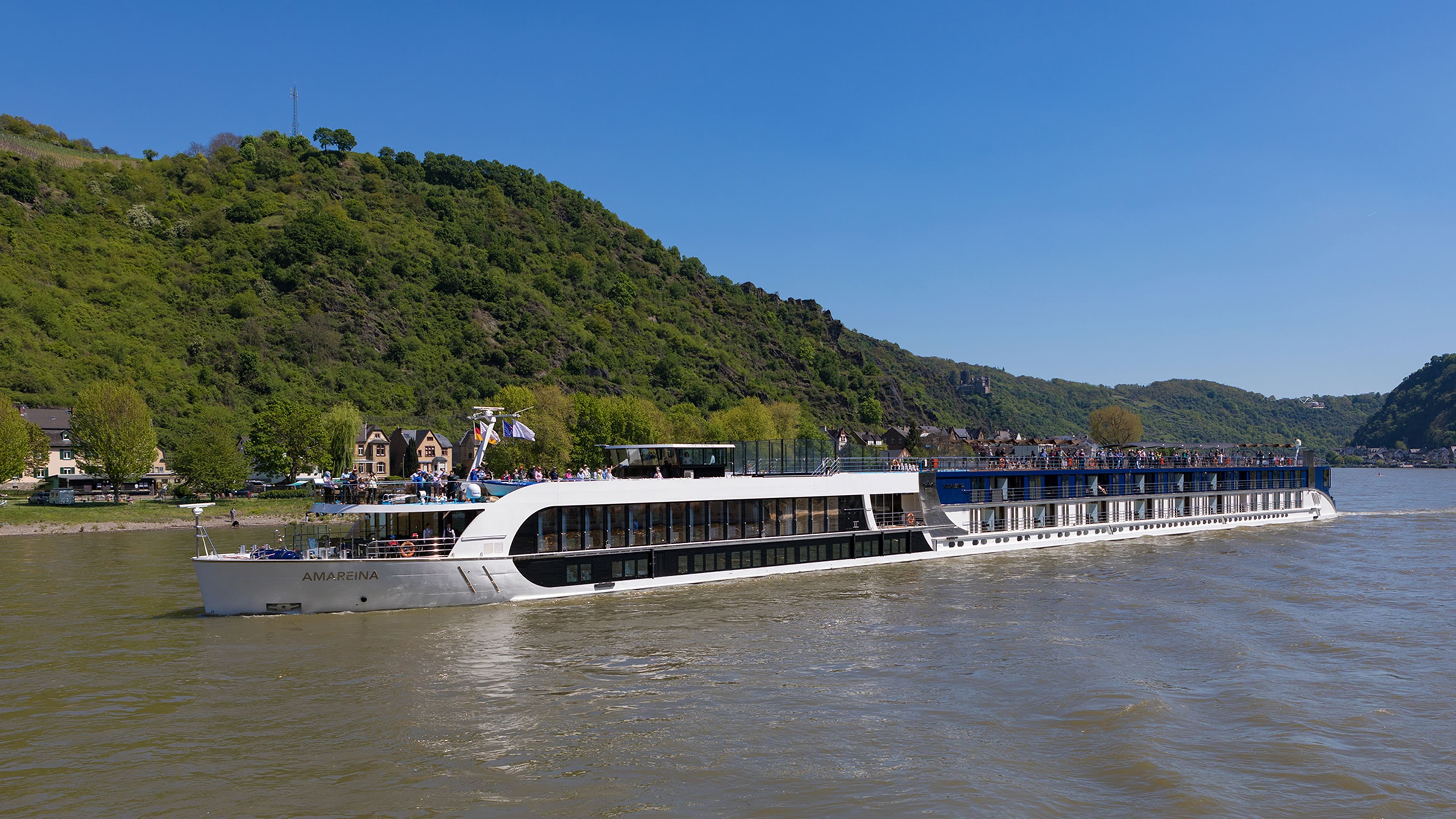 Amawaterways AmaReina river ship exterior.
