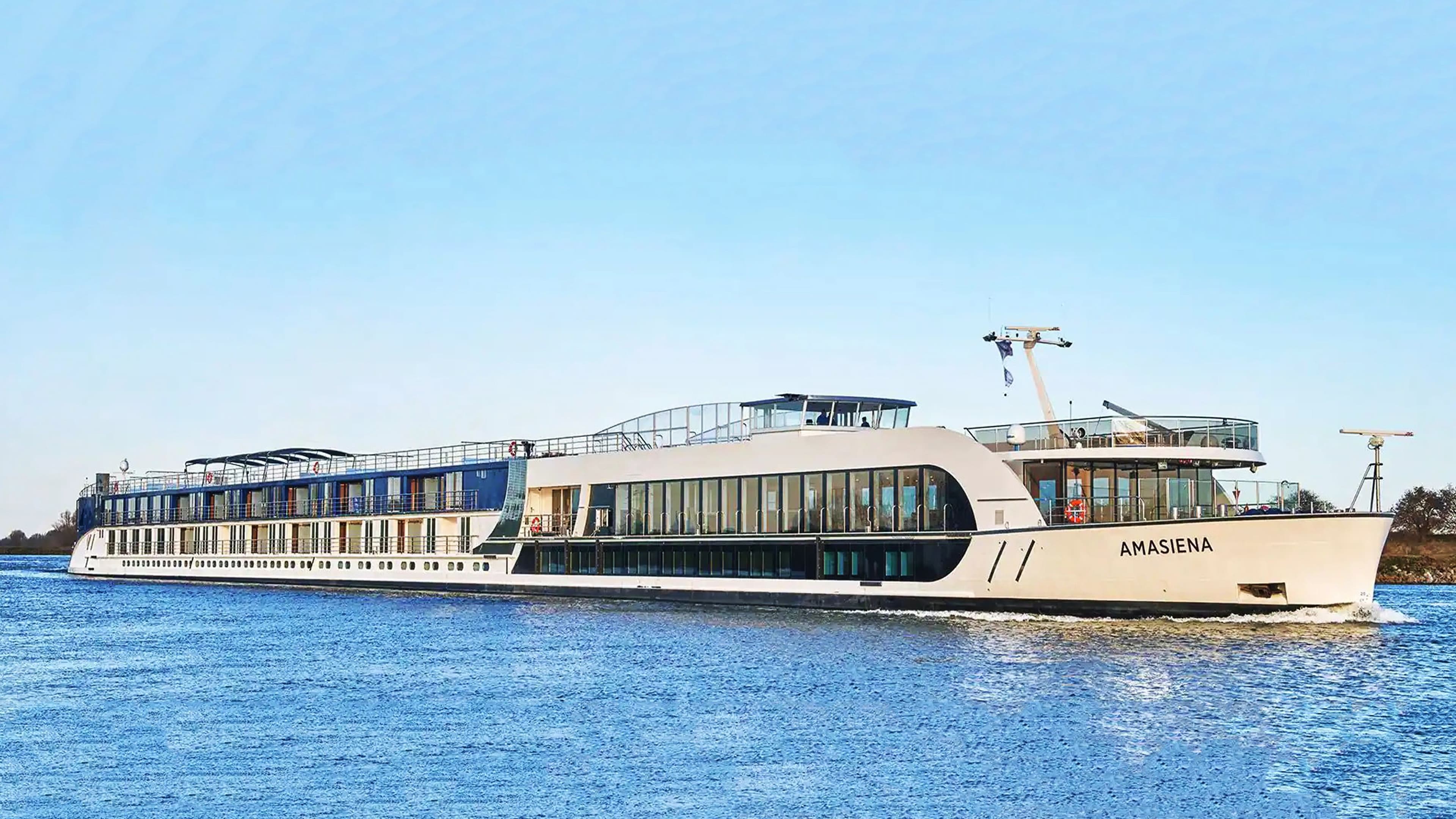 Amawaterways AmaSiena river ship exterior.