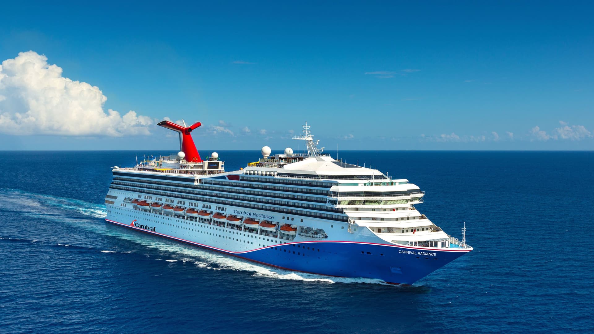 Carnival Cruise Line Radiance ship exterior