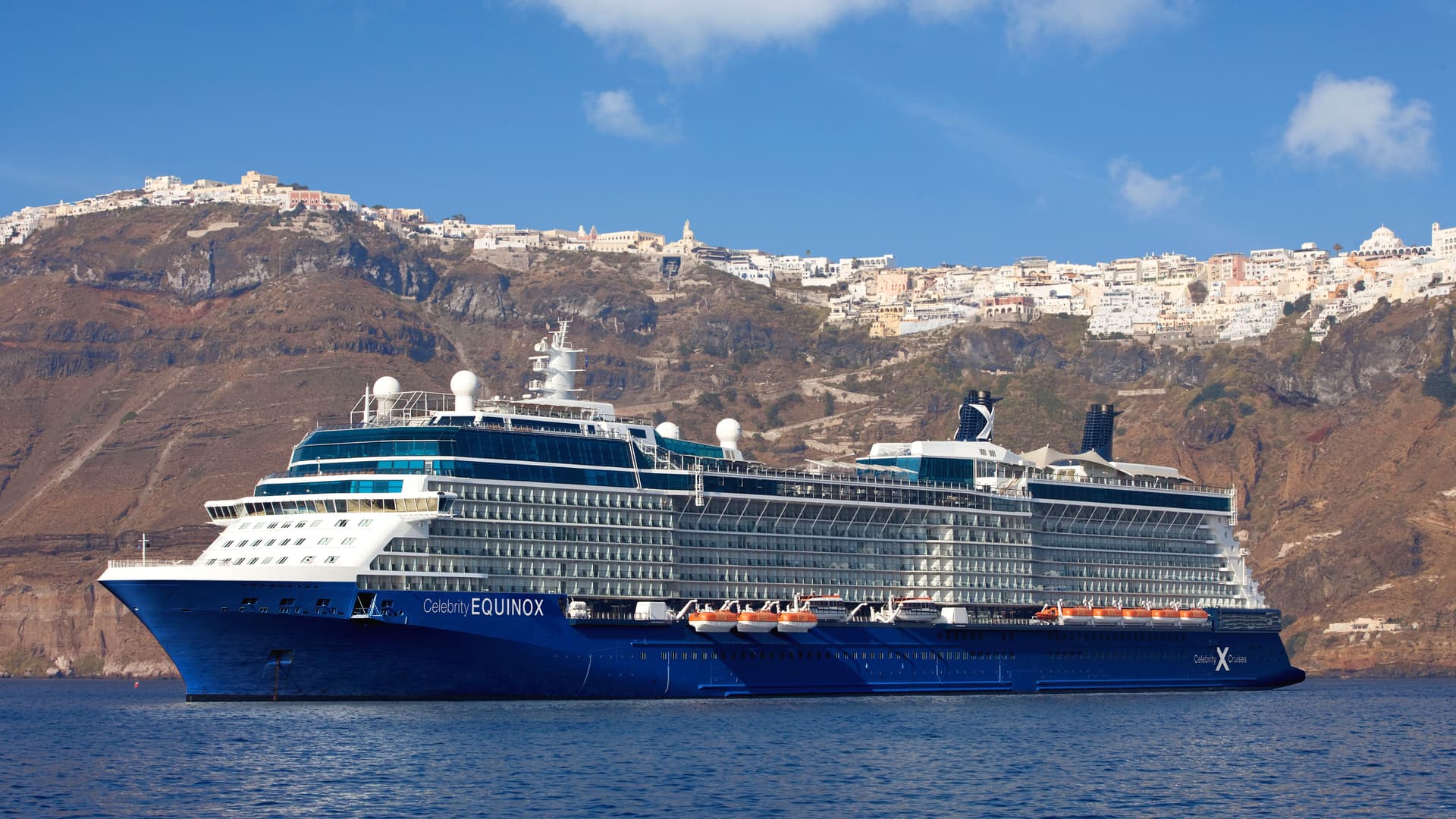 Celebrity Equinox cruise ship exterior.