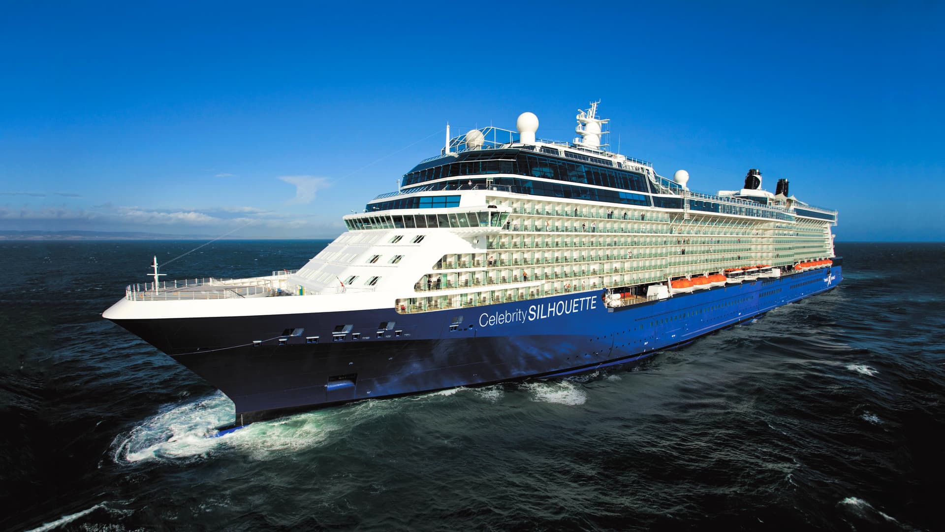 Celebrity Silhouette cruise ship exterior.