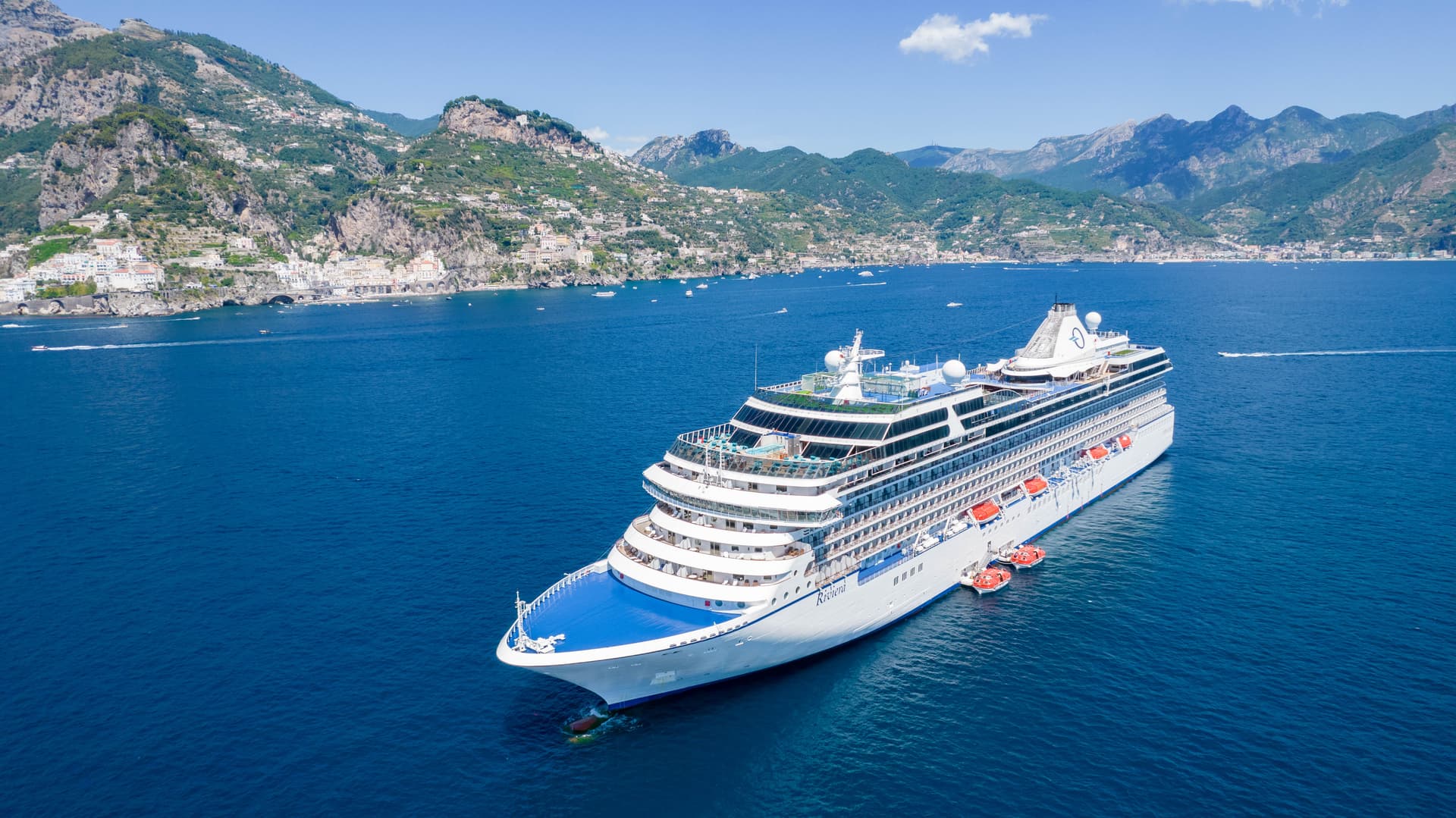 Oceania Riviera cruise ship exterior