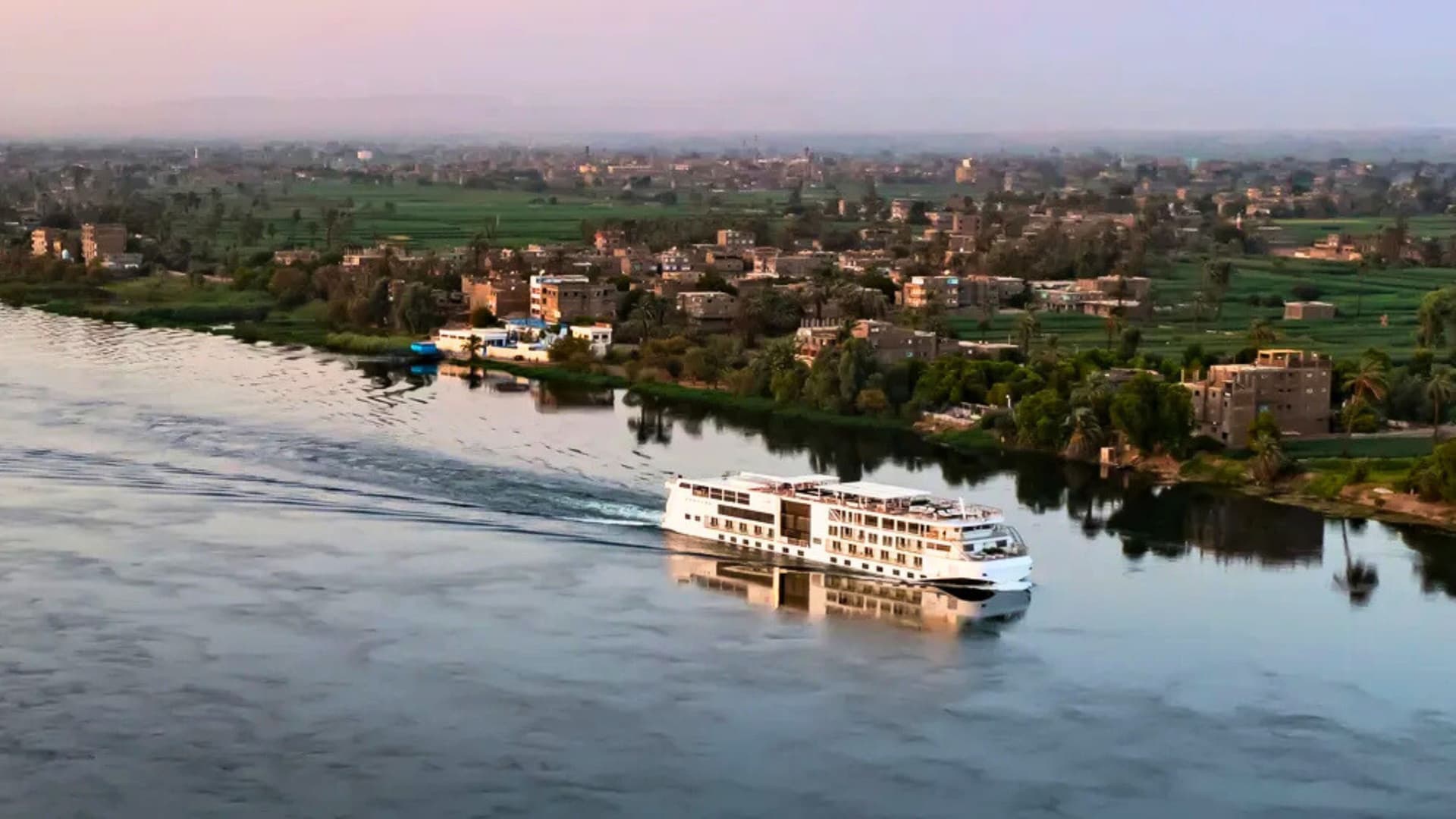 Viking Anubis river cruise ship exterior.