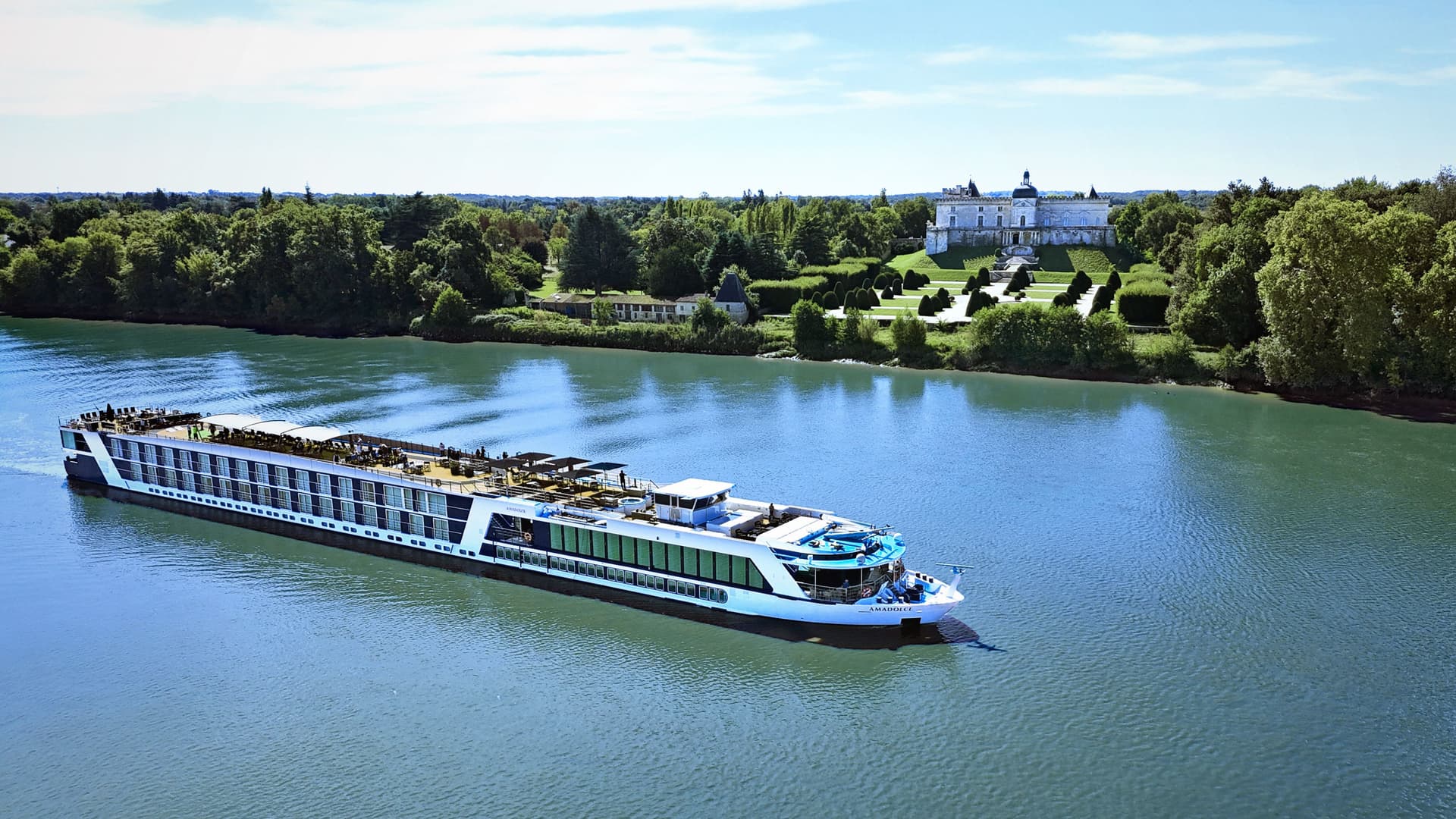 AmaWaterways AmaDolce ship exterior.
