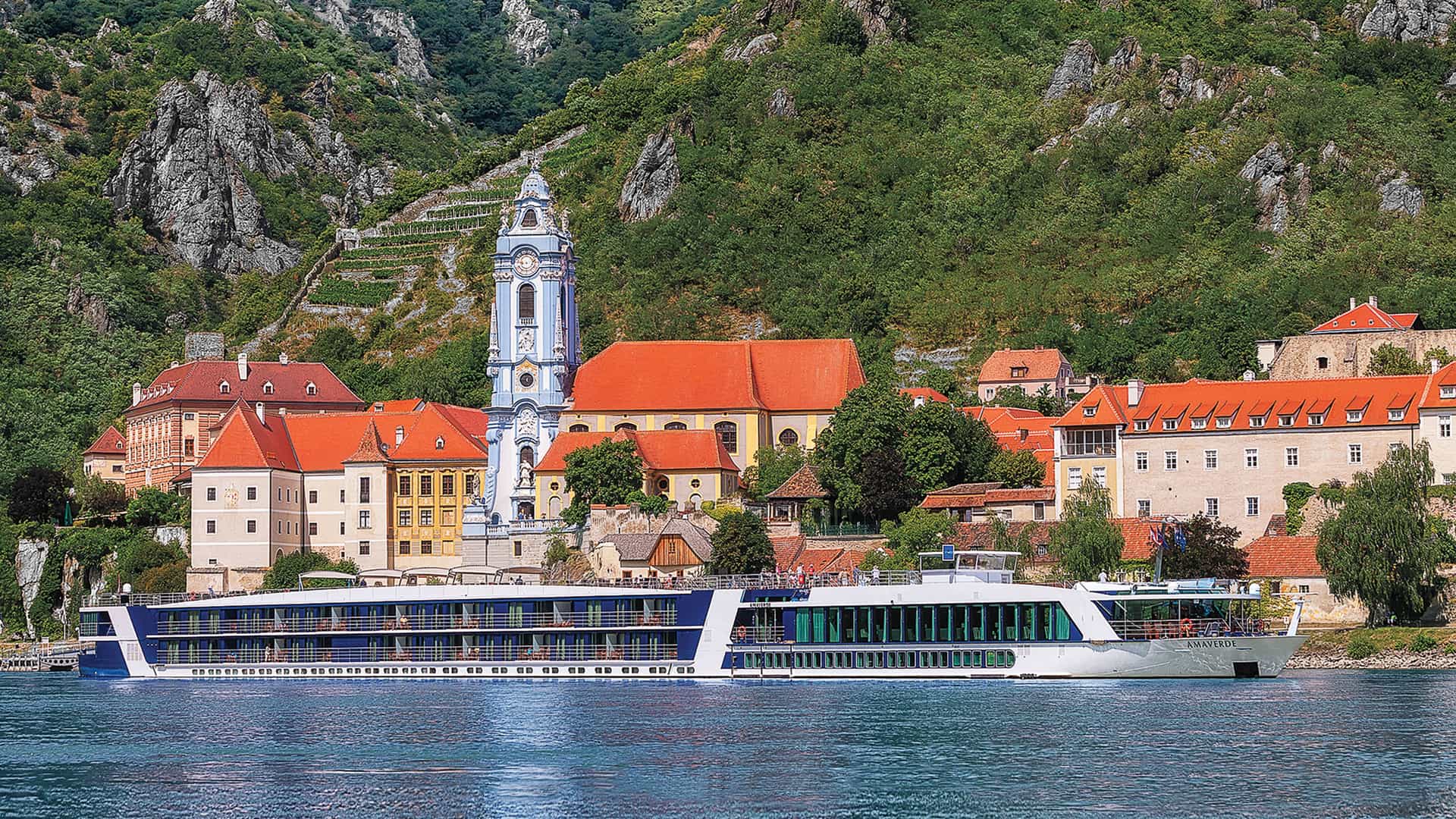 Amawaterways AmaVerde river ship exterior.
