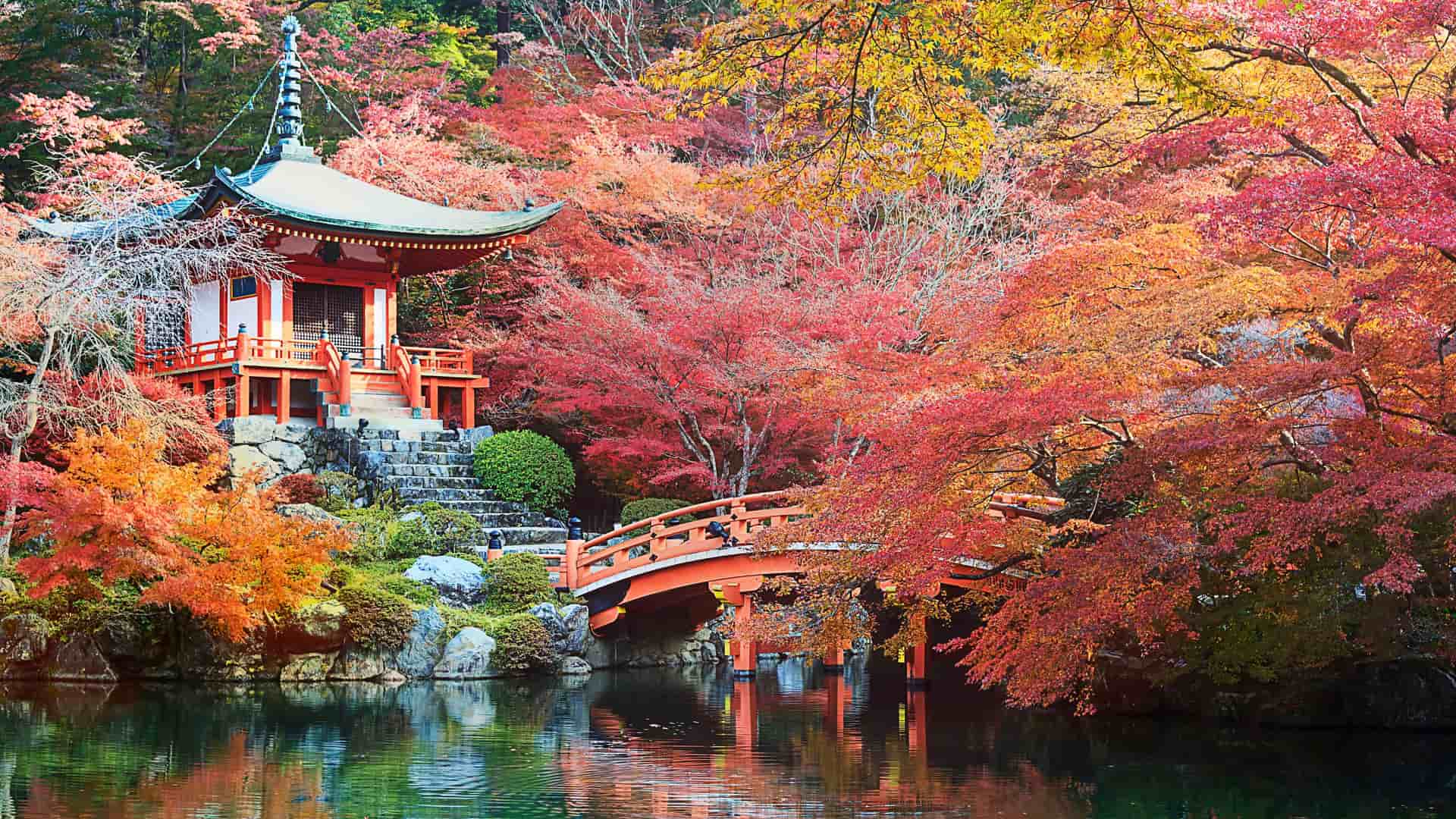Daigo-Ji Temple in Japan during Autumn.
