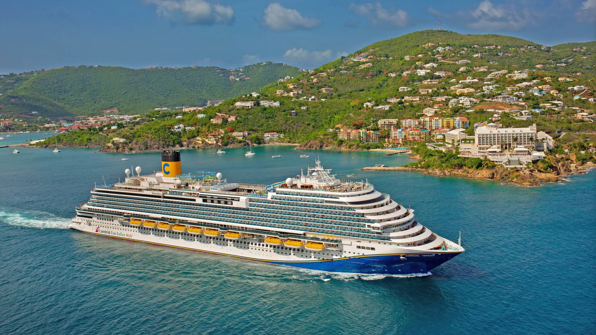 Carnival Cruise Line Venezia ship exterior