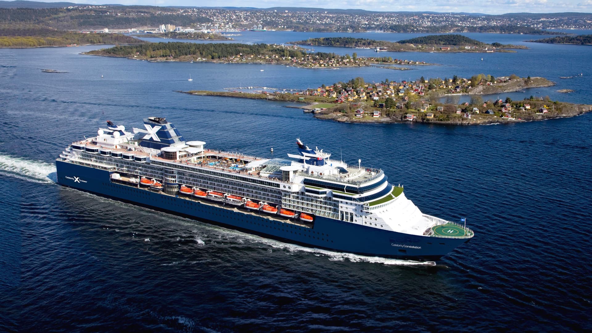 Celebrity Constellation cruise ship exterior.