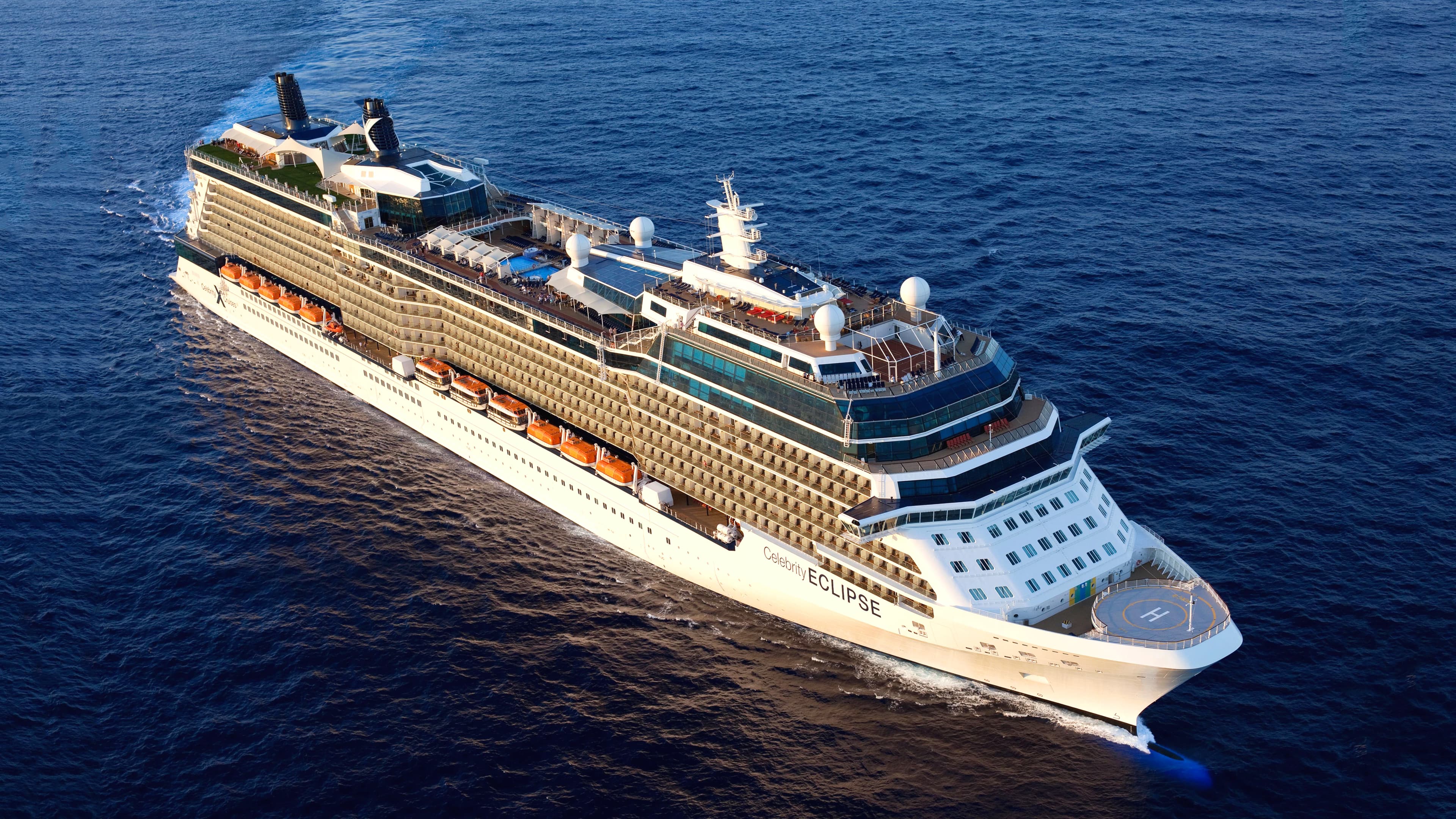 Celebrity Eclipse cruise ship exterior.