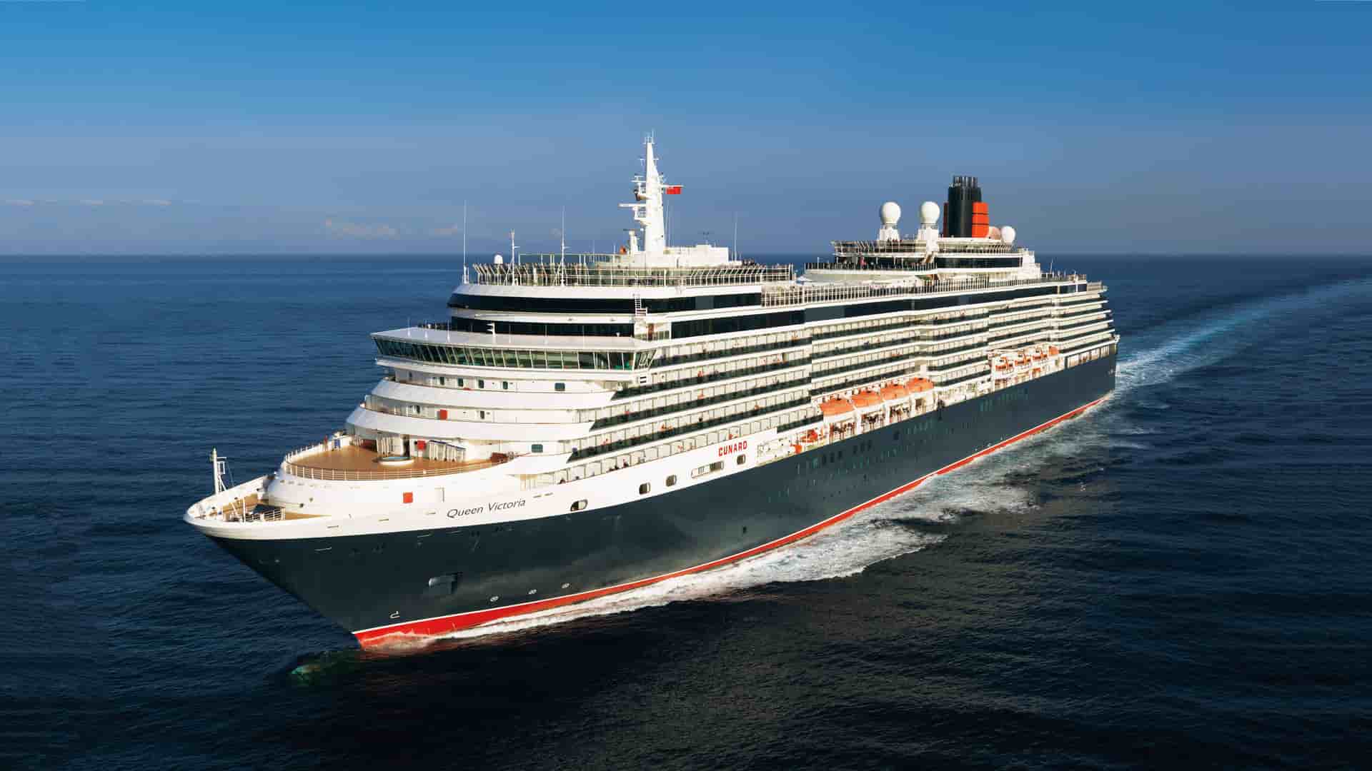 Cunard Queen Victoria cruise ship exterior