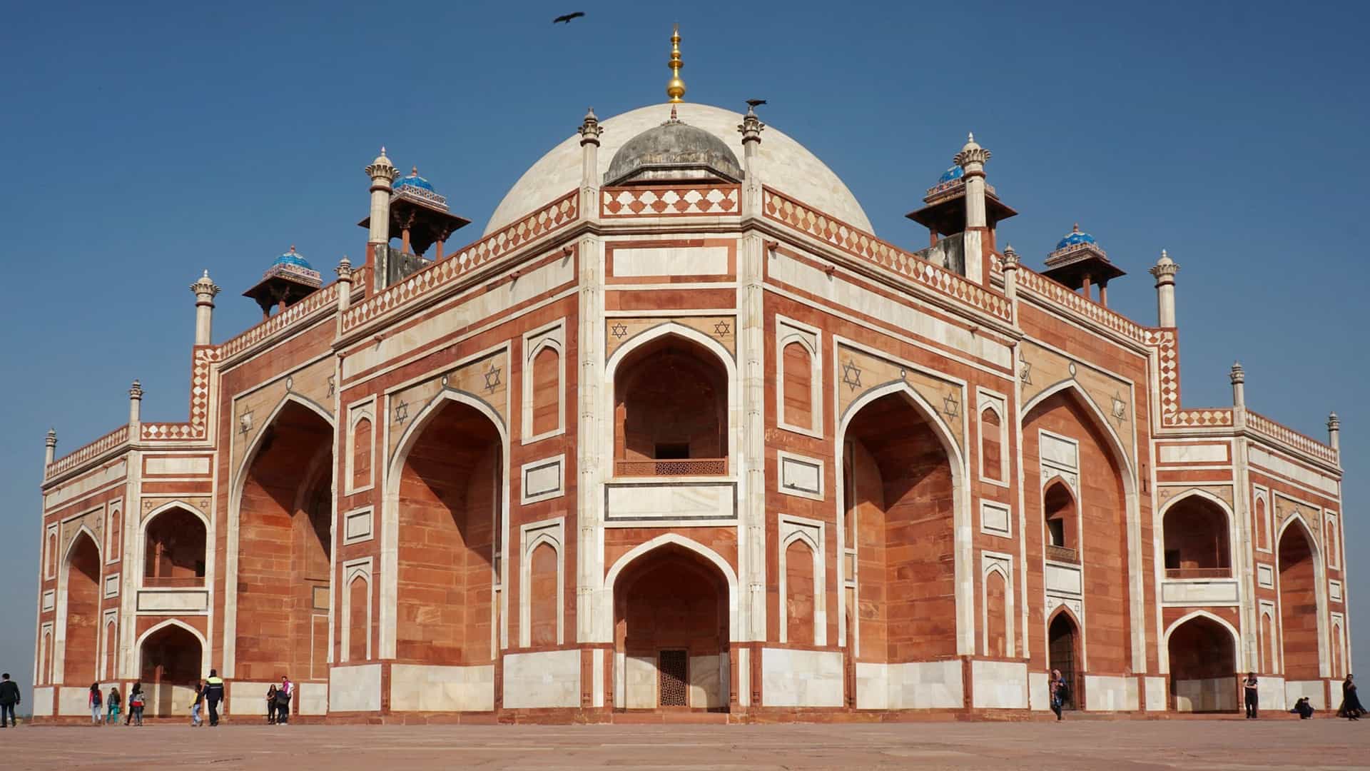 Humayun's Tomb in Delhi, India.