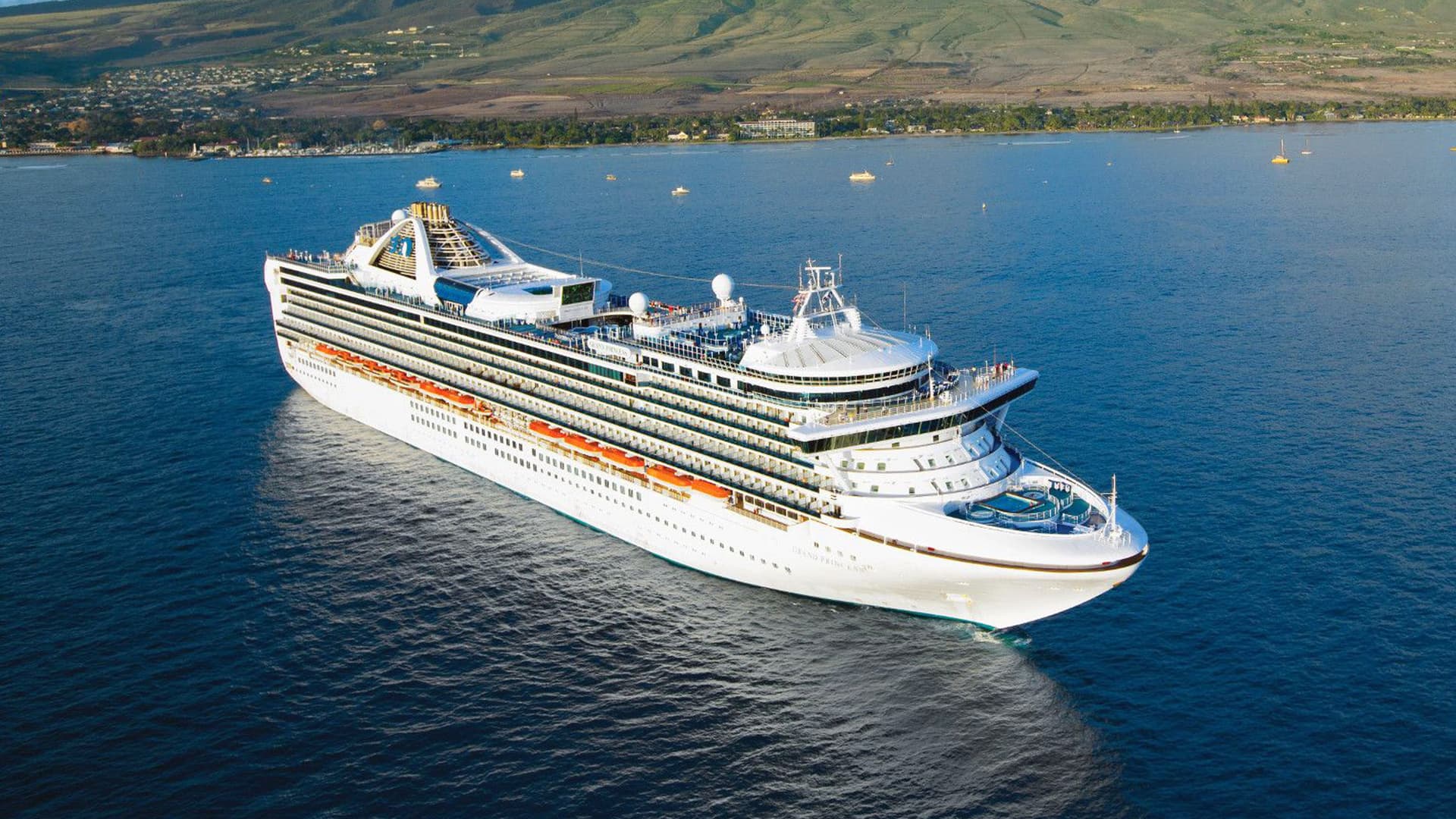 Grand Princess cruise ship exterior.