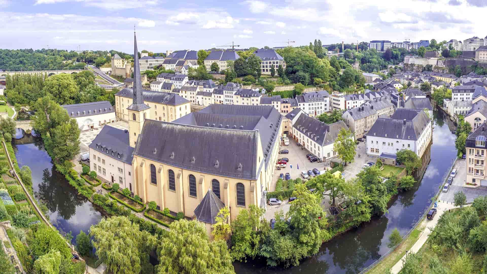 Adolphe Bridge in Luxembourg City.
