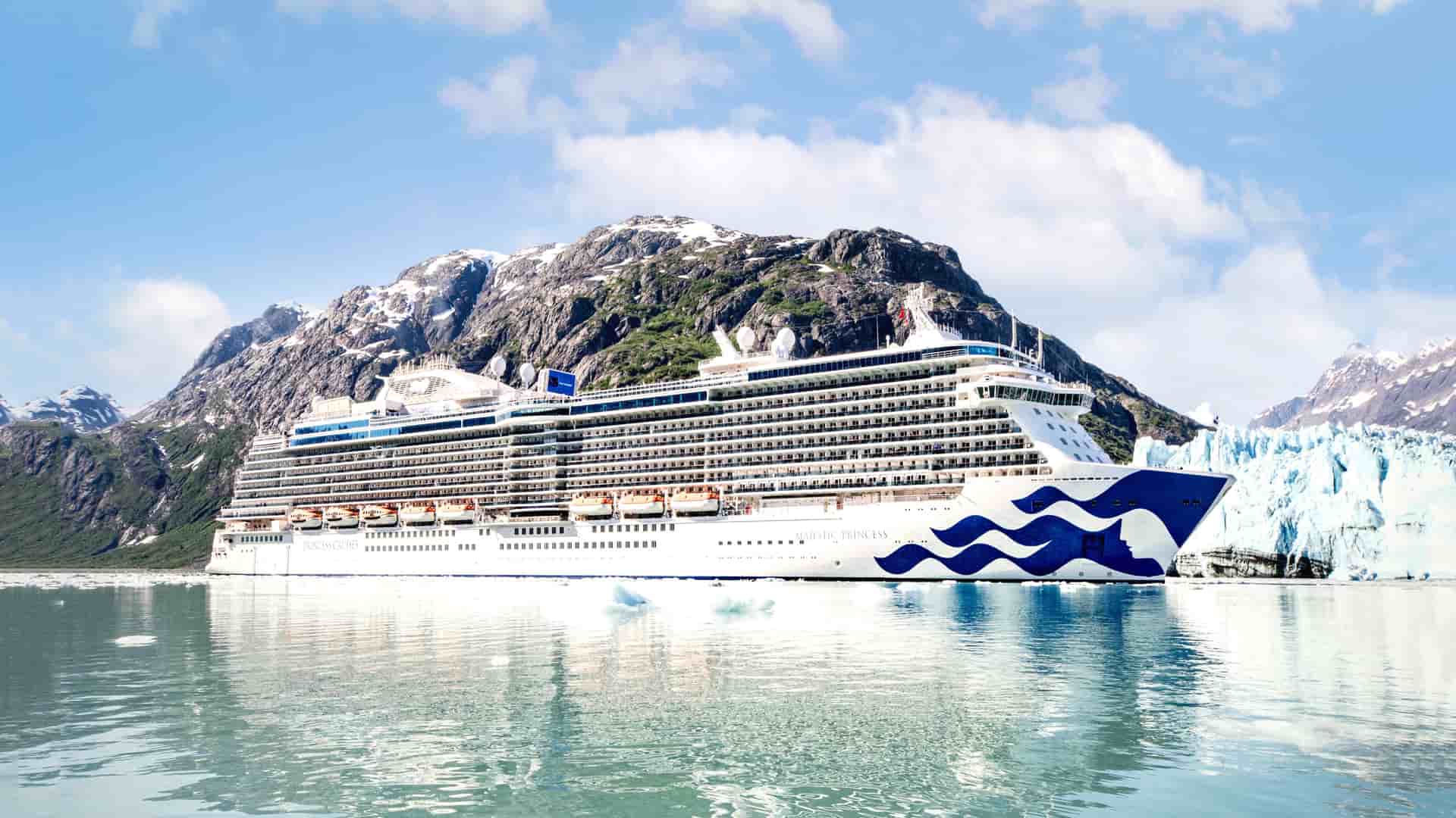 Majestic Princess cruise ship exterior.