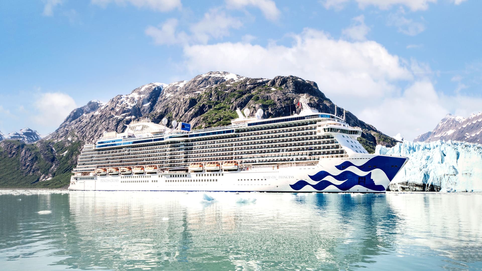 Majestic Princess cruise ship exterior.