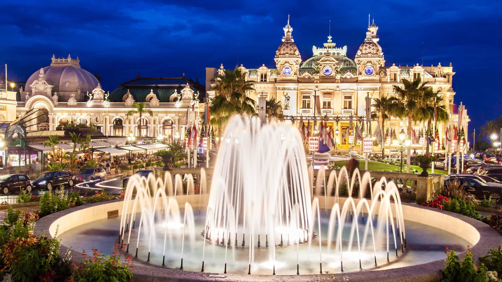Monte Carlo casino building.