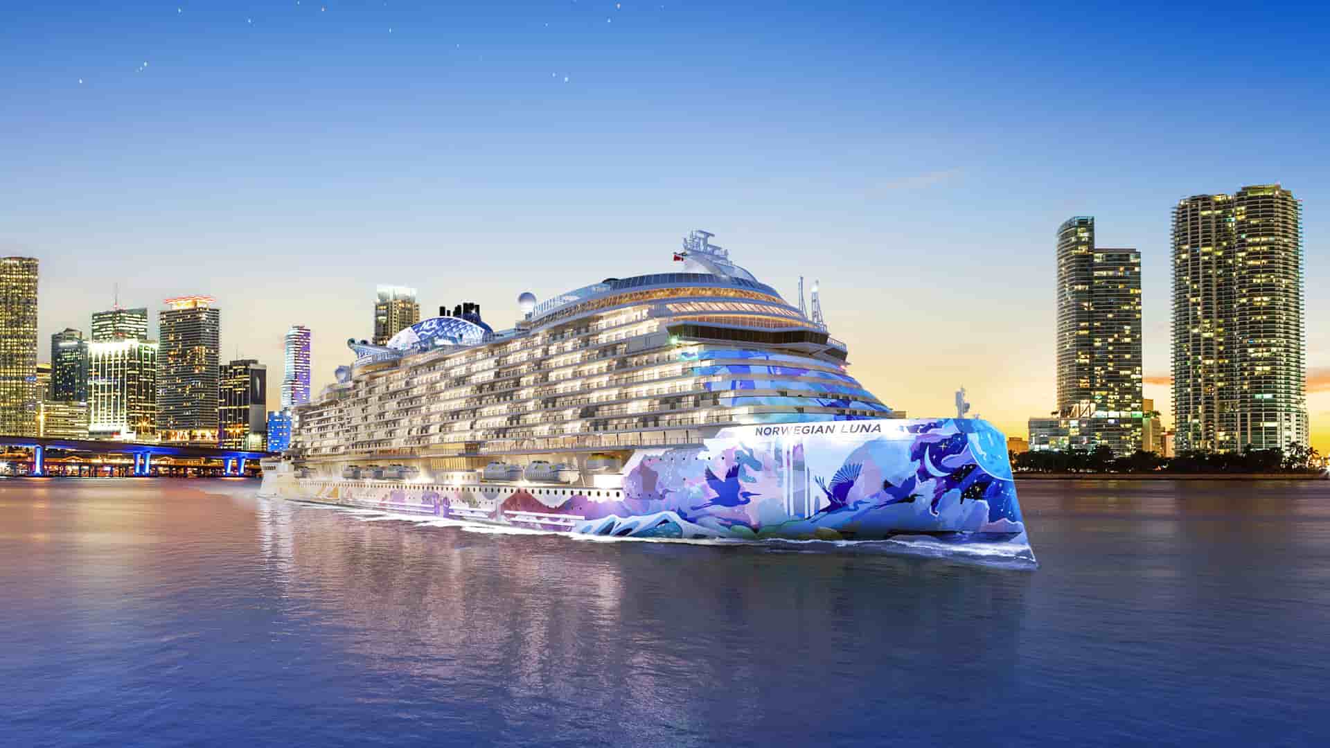 Norwegian Luna cruise ship rendering.