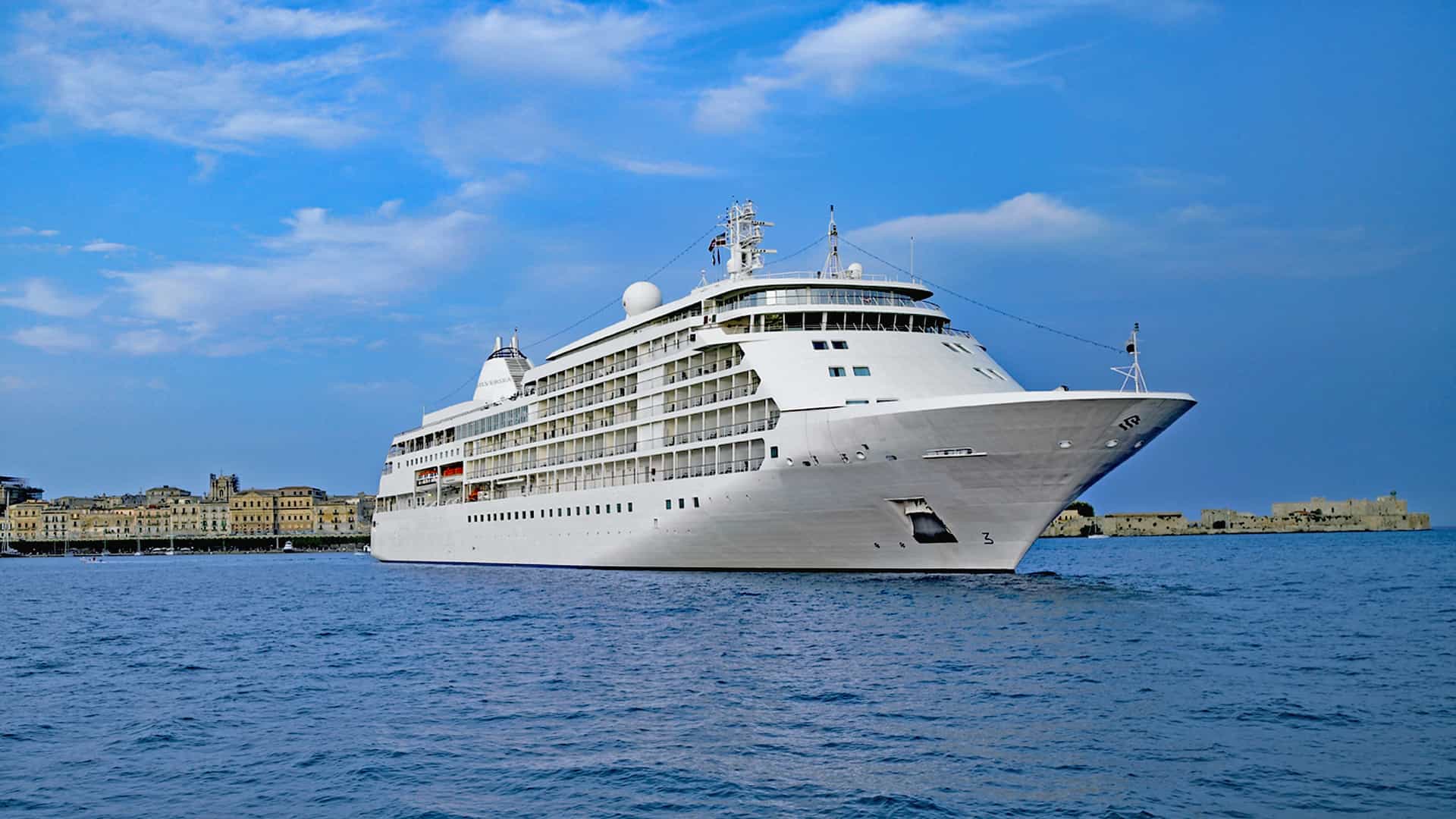Silversea Cruises Silver Whisper cruise ship exterior