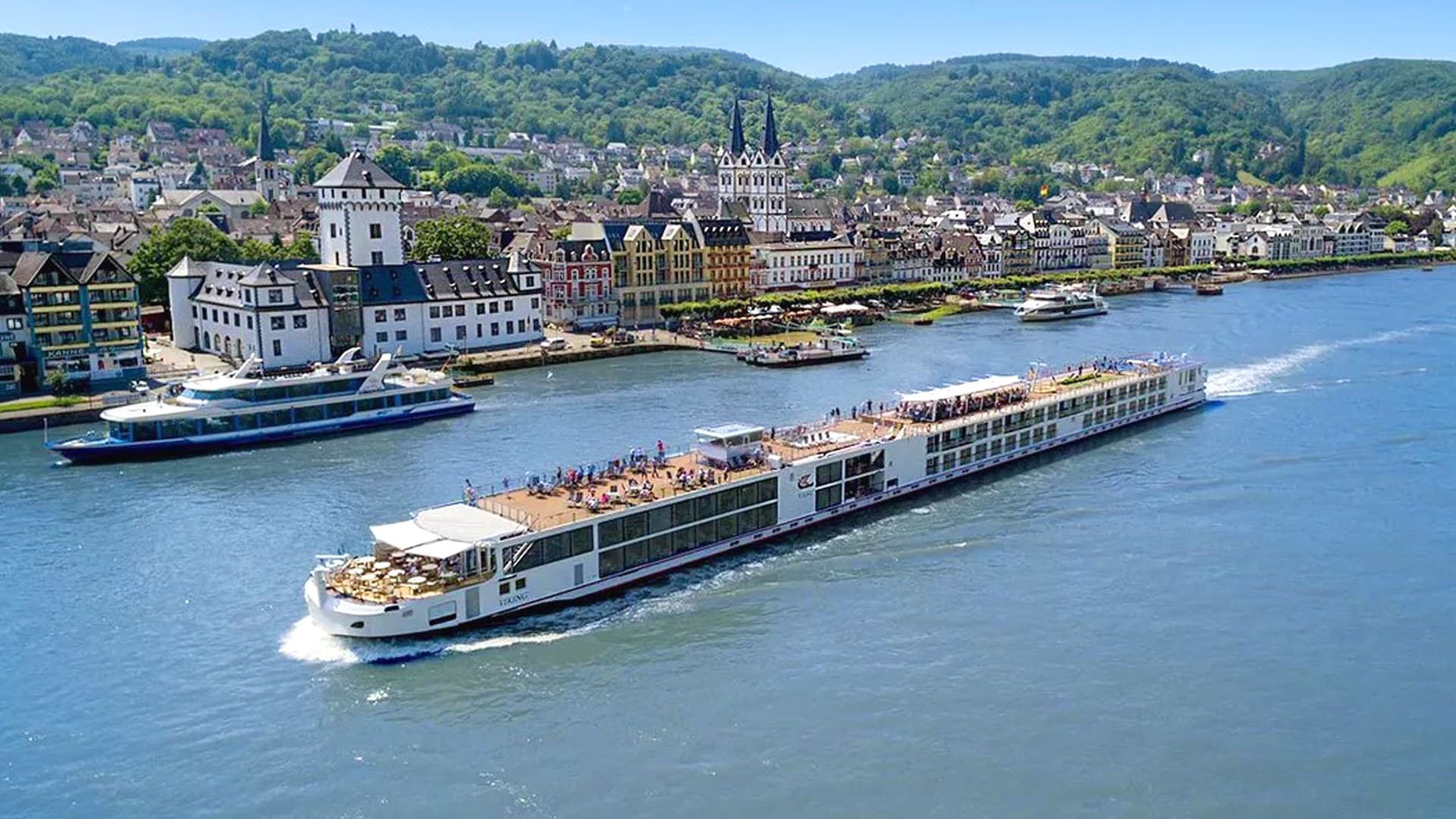 Viking Buri river cruise ship exterior.