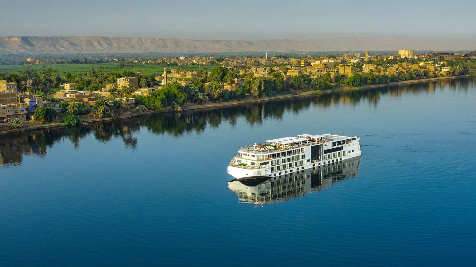 Viking Hathor sailing the Nile River in Egypt.