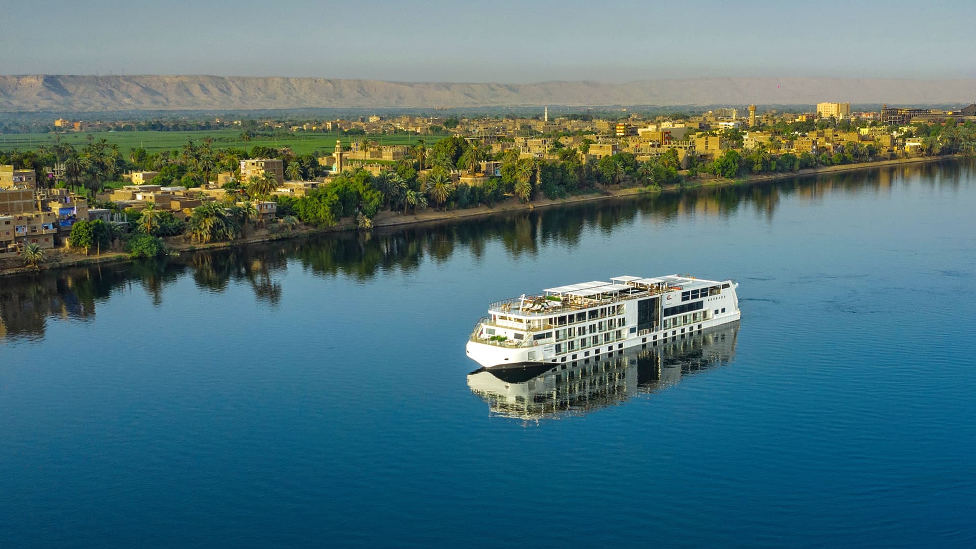 Viking Hathor sailing the Nile River in Egypt.