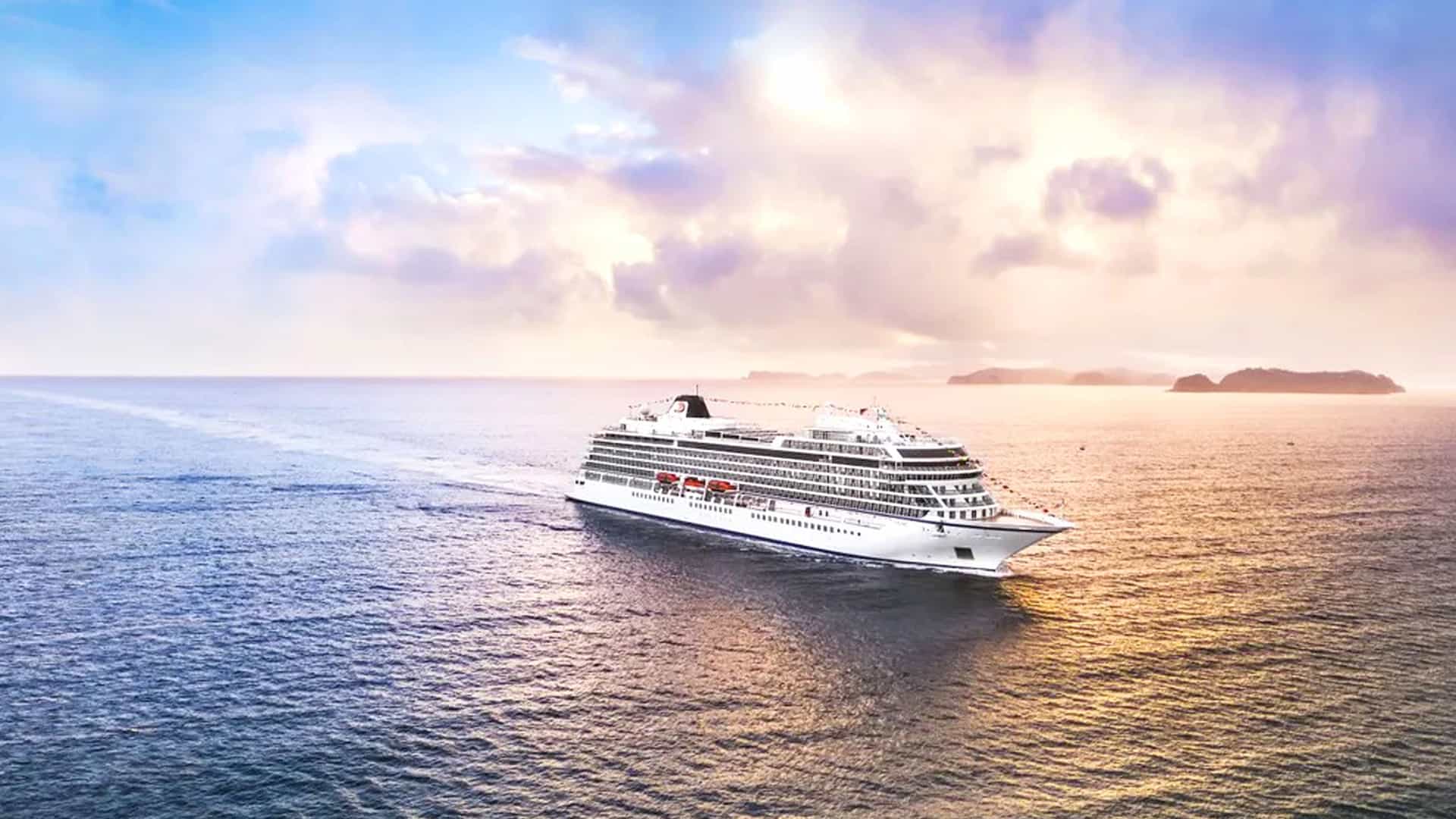 Viking Mira at sea.