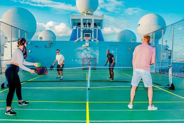 Pickleball at Sea