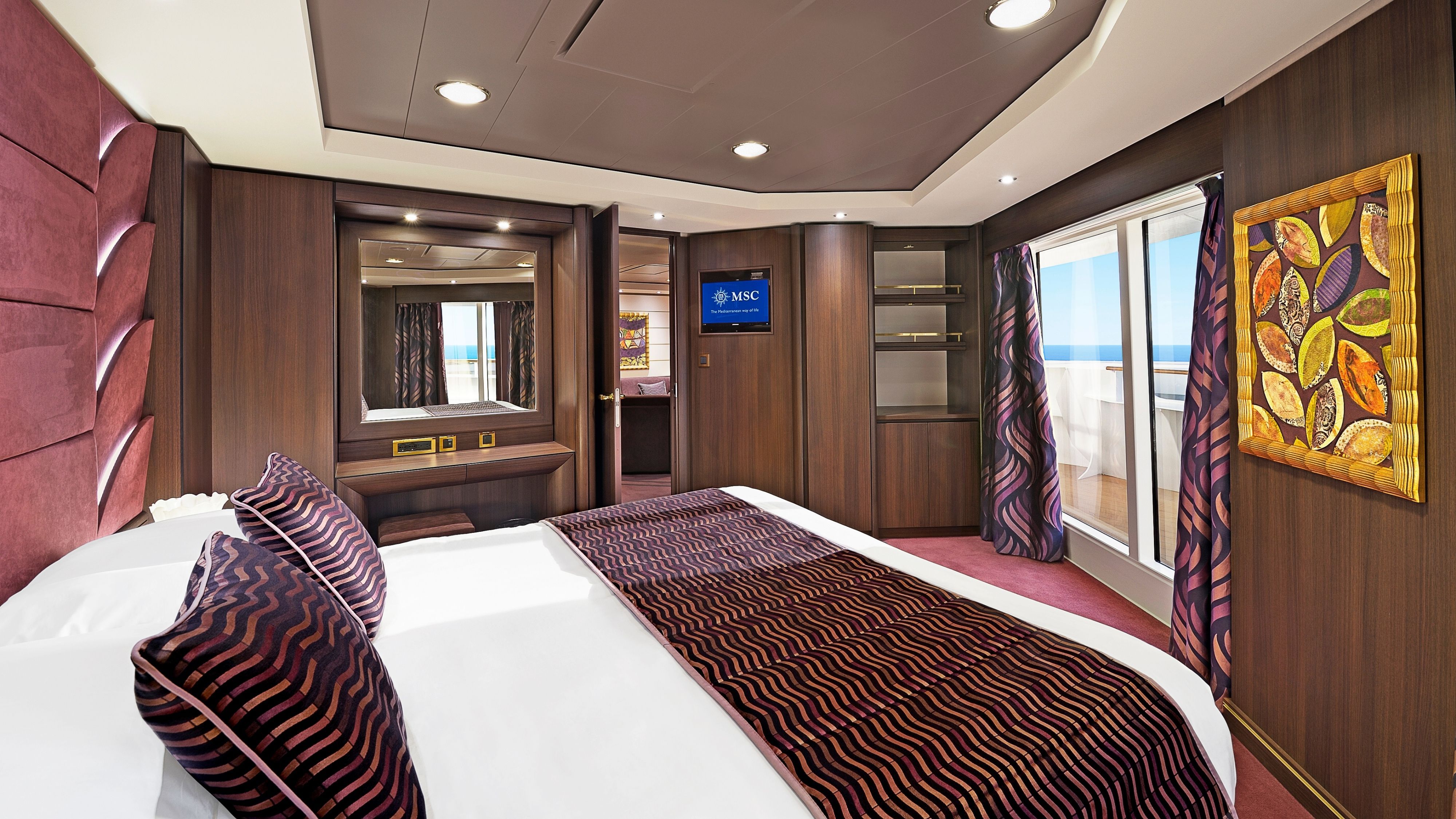 MSC Yacht Club Executive and Family suites with balcony