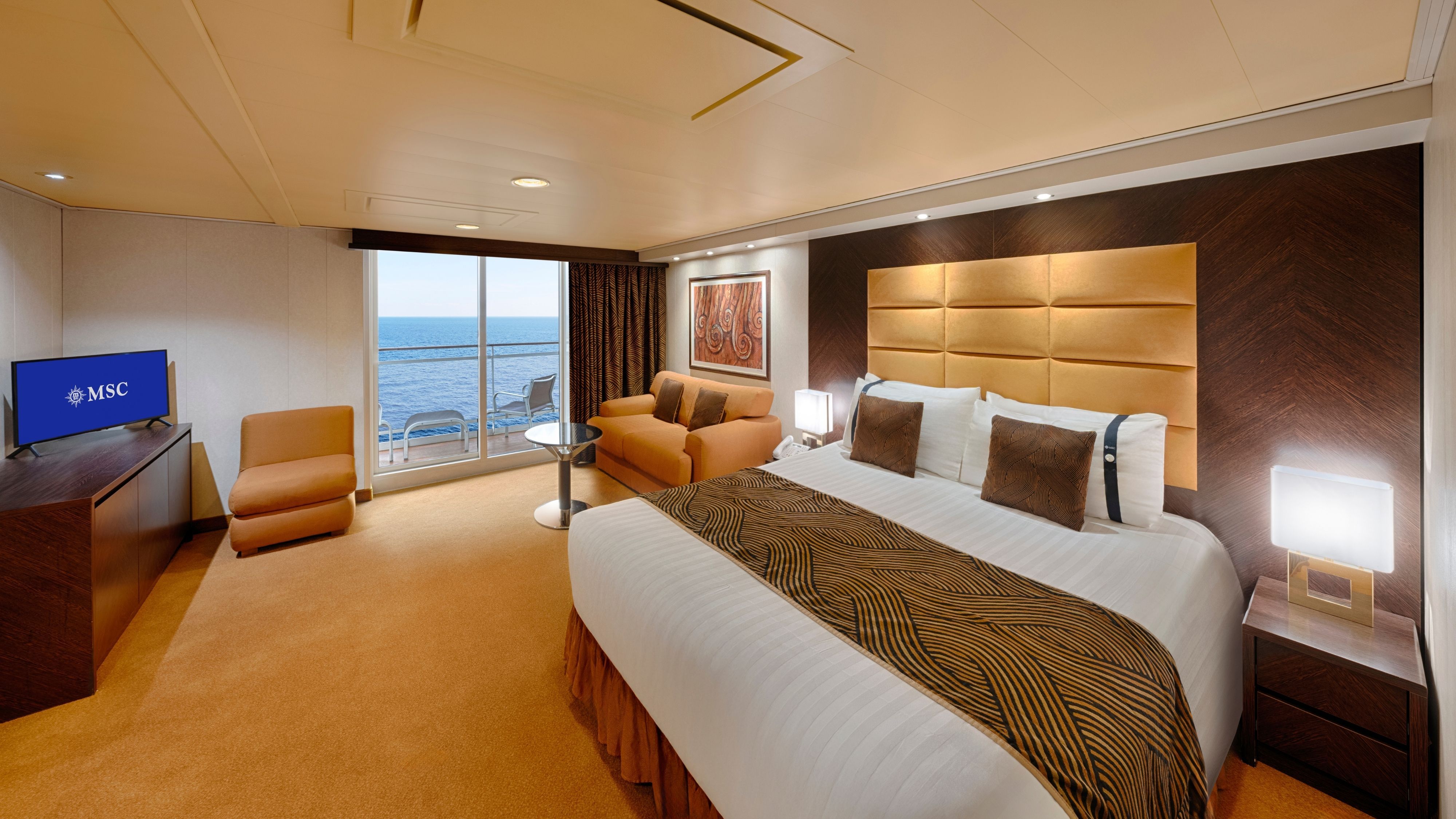 MSC Yacht Club Executive and Family suites with balcony